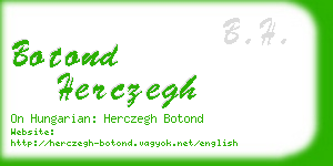 botond herczegh business card
